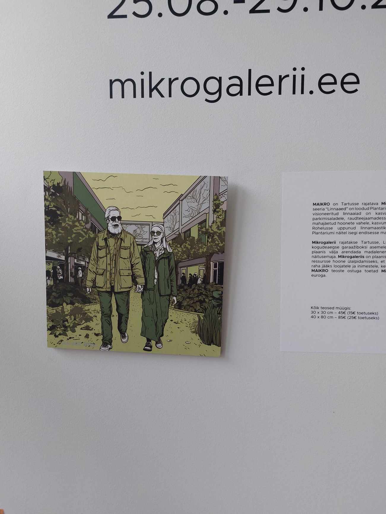 Maikro linnaaed näitus