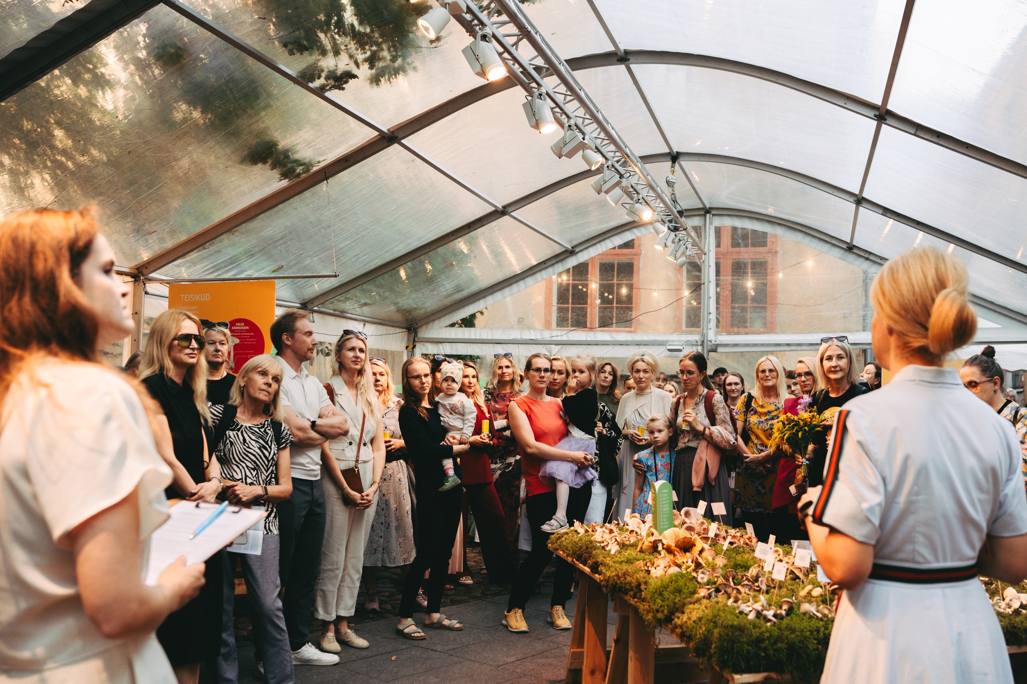 Seenenäituse avamine