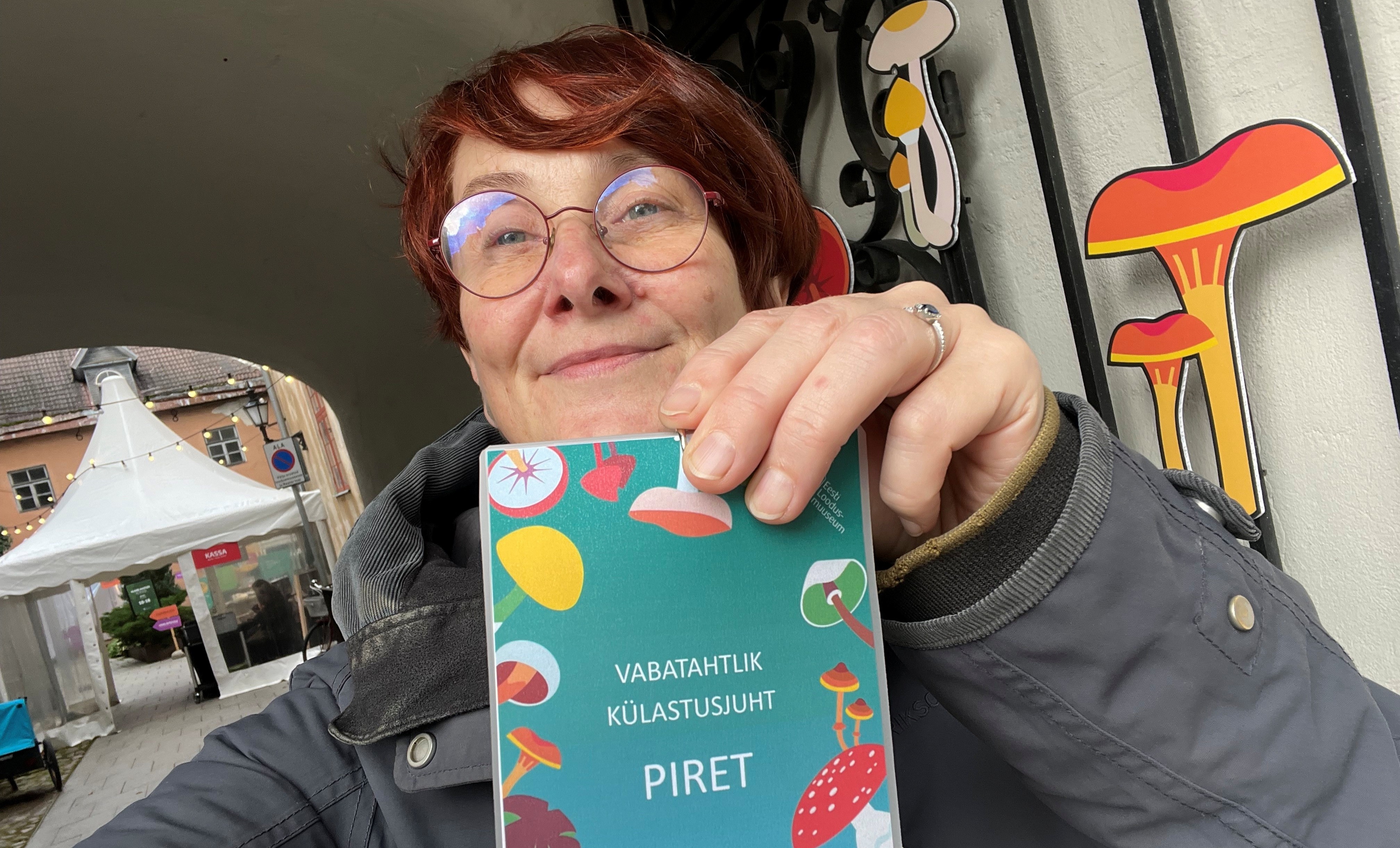 Muuseumi praktikant Piret Veigel