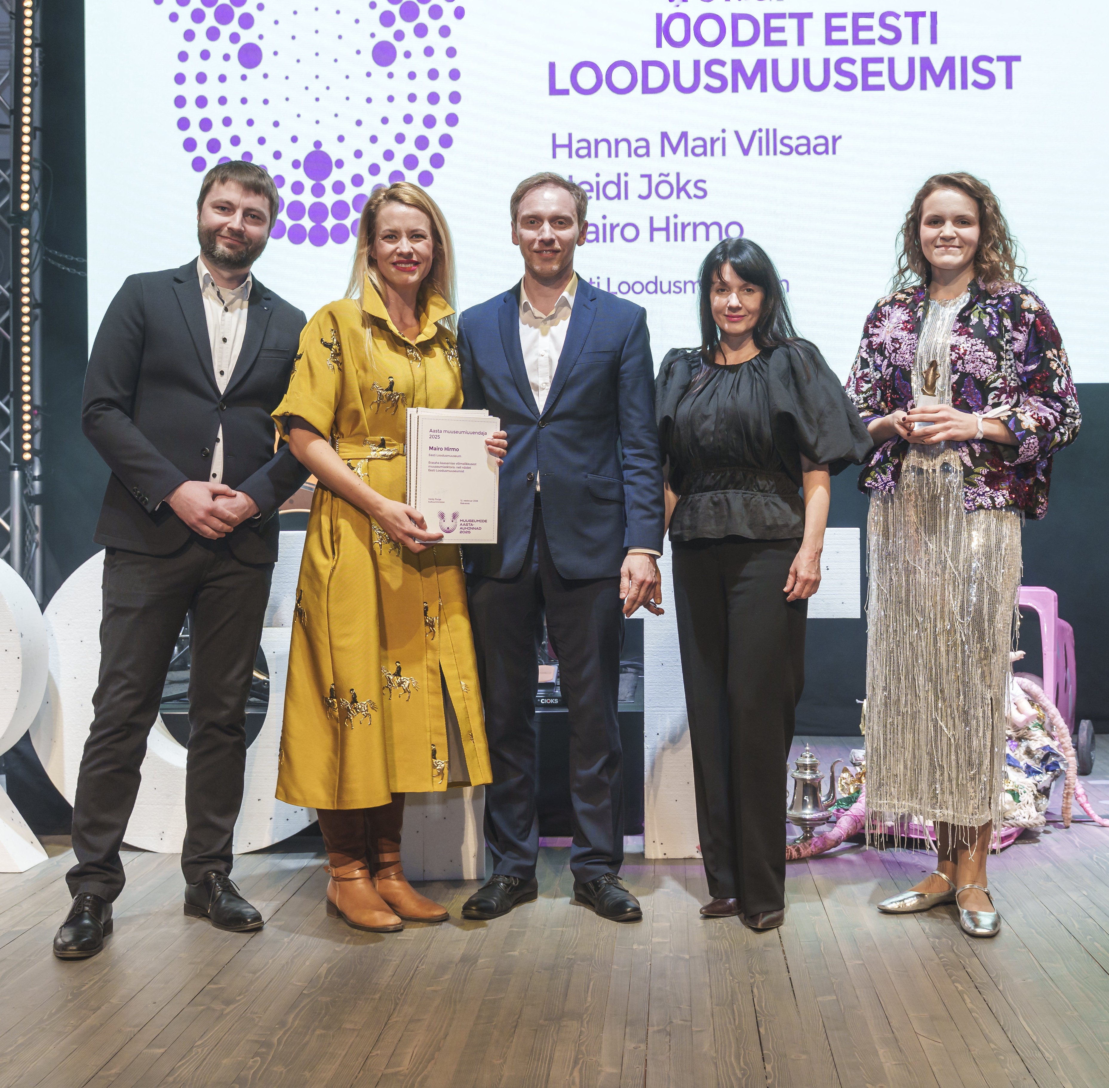 Eesti Loodusmuuseum muuseumide aastaauhindade jagamisel